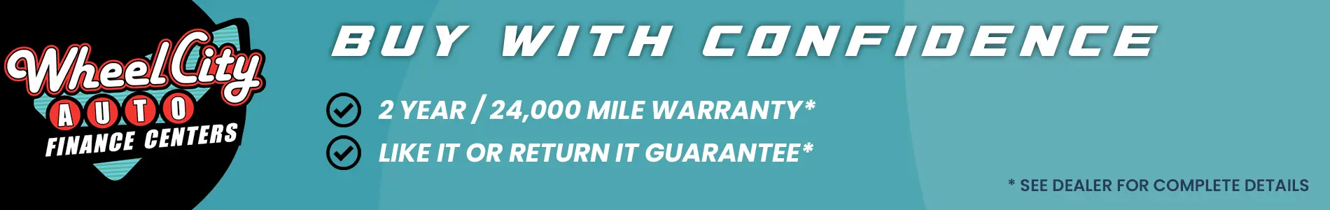 Wheel City Auto Finance Centers | BHPH Used Car Dealers In South Dakota and Nebraska 5 banner